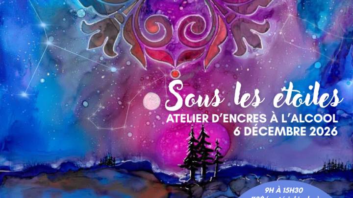 ✨🌟 Atelier d'encres à l'alcool - Sous les étoiles 🌟✨