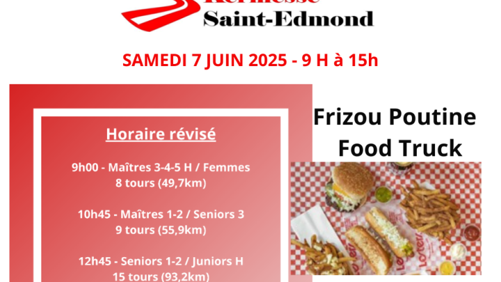 Horaire des courses révisé