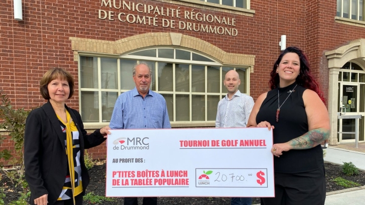 Contribution de la MRC et des municipalités locales aux p'tites boîtes à lunch