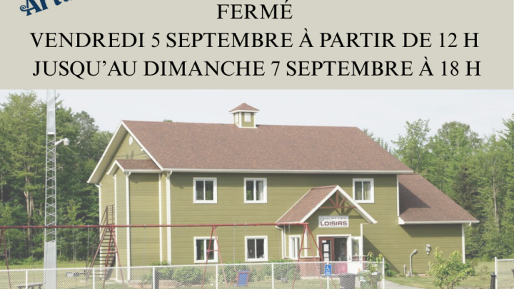 CHALET LOISIRS FERMÉ