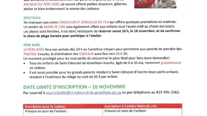 Fête de Noël des enfants