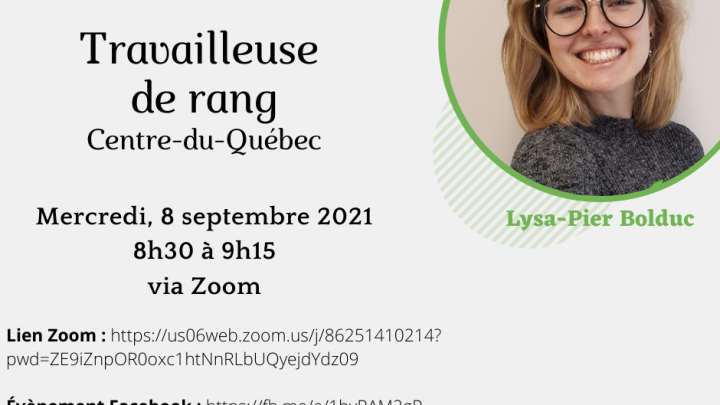 Rencontre virtuelle avec la travailleuse de rang