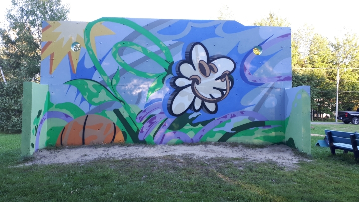 Murale au Parc Antoine-Roussy