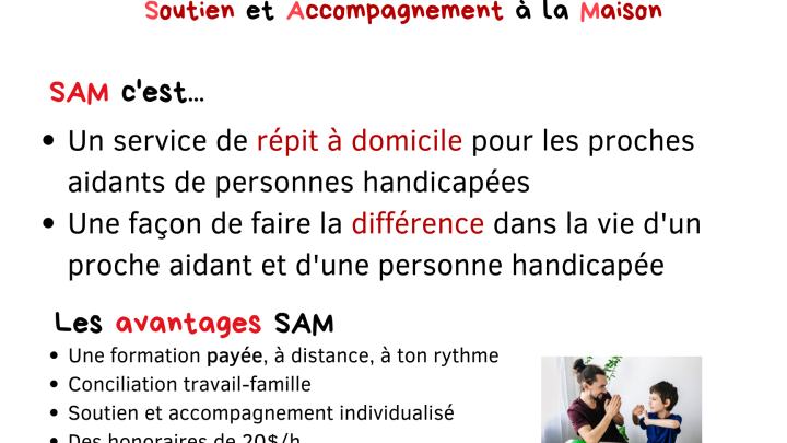 Soutien, accompagnement à la maison (SAMI)