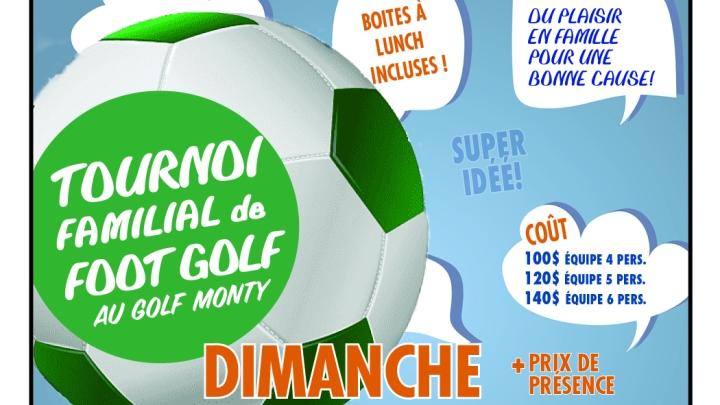 Tournoi familial de Foot Golf (Date limite d'inscription 25 juin)