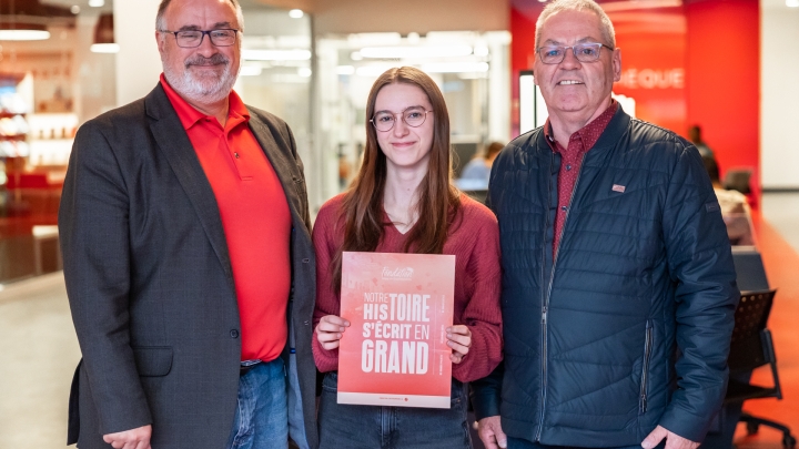 Remise bourse de la Fondation du Cégep