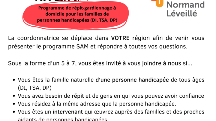Séance d'information sur le Programme SAM