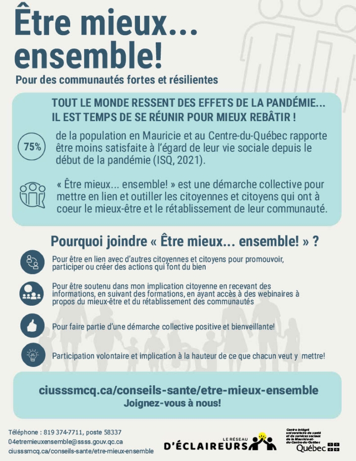Affiche promotionnelle Être mieux ensemble