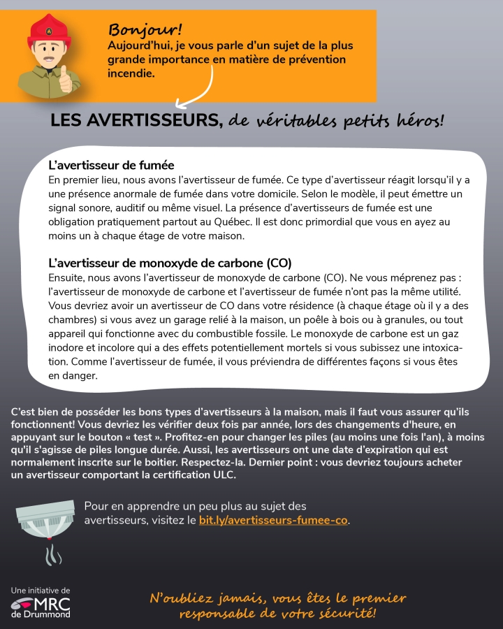 Les avertisseurs, de véritables héros!