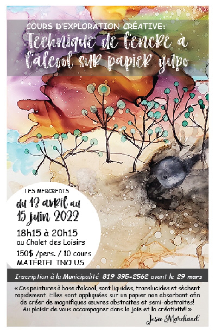 Cours d'exploration créative