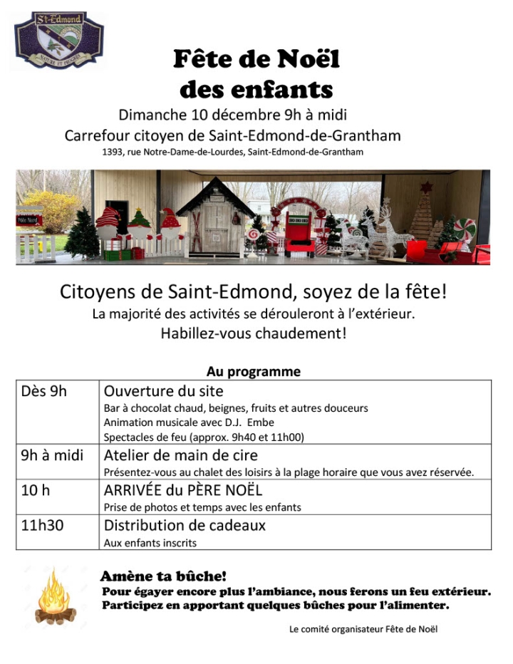 Noël des enfants 10 décembre 2023