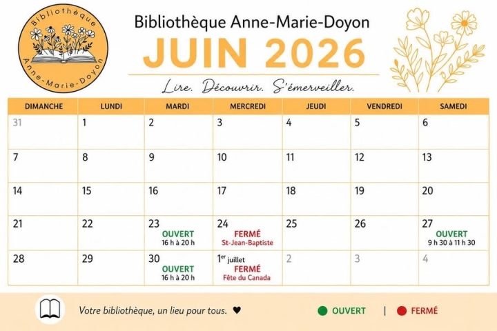 Nouvel horaire