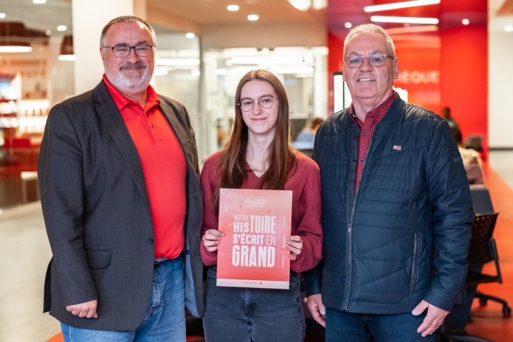 Remise bourse de la Fondation du Cégep