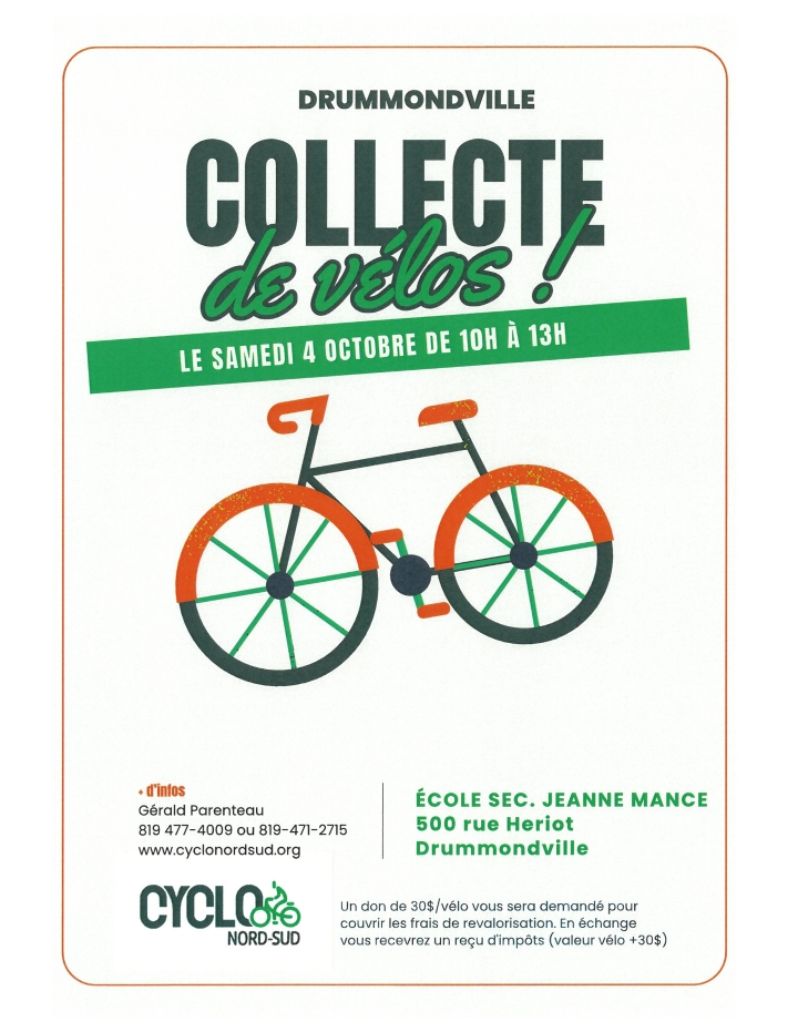 Collecte de vélos !