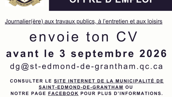 Journalier(ère) aux travaux publics, à l'entretien et aux loisirs